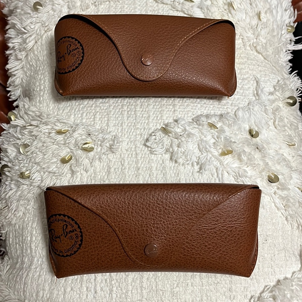 2 Rayban sunglass cases